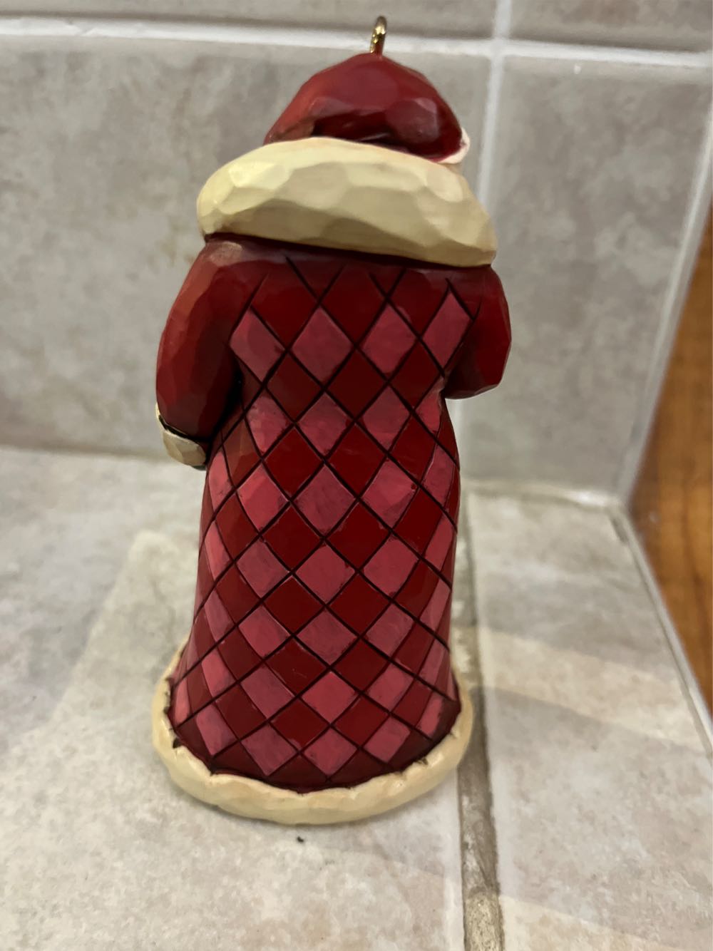 Jim shore santa With Owl Septer  ornament collectible - Main Image 2