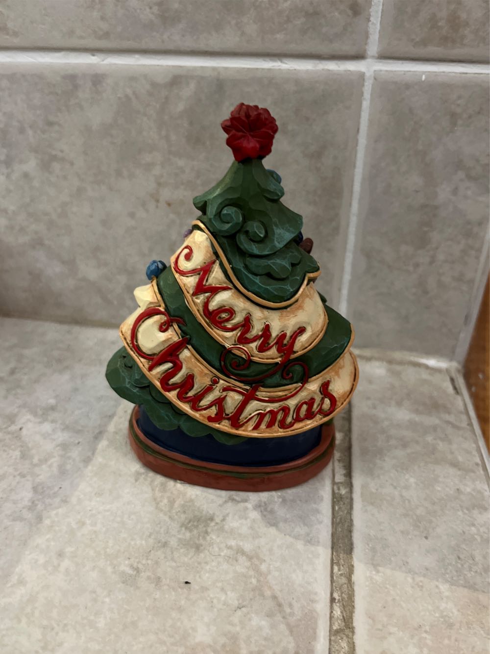 Jim Shore Santa Inside Christmas Tree  ornament collectible - Main Image 2