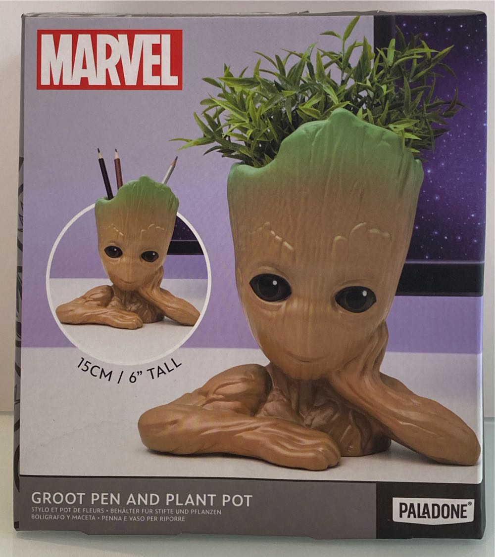 Paladone Planter Pot Ceramic Black Regular  ornament collectible [Barcode 5055964786137] - Main Image 2