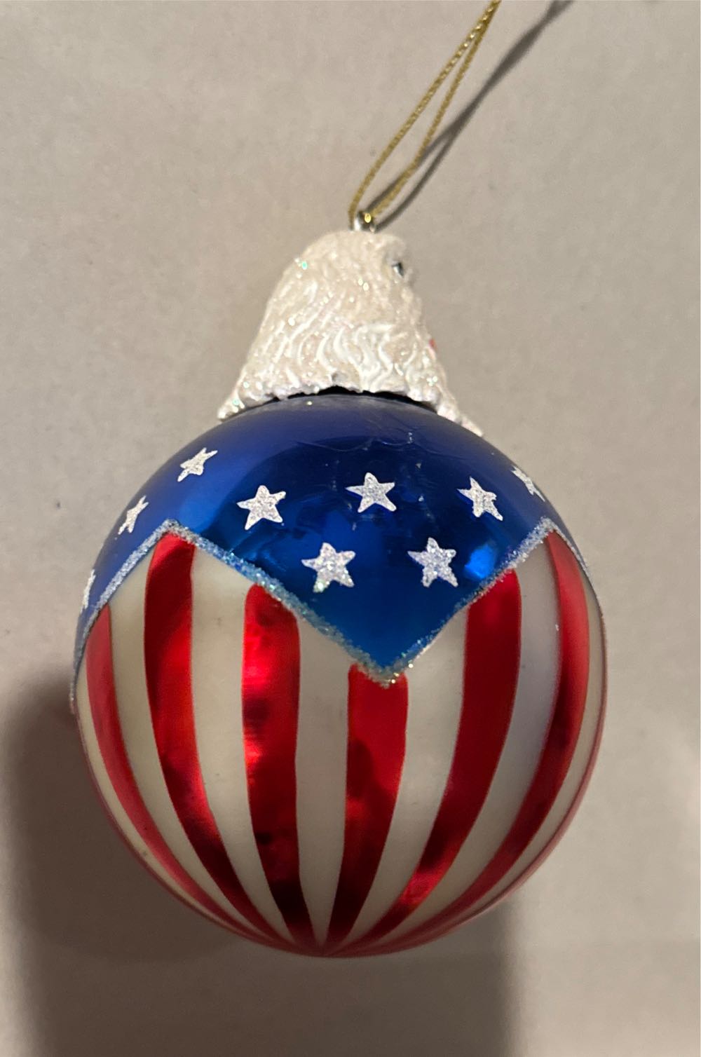 American Bald Eagle  (Patriotic) ornament collectible - Main Image 2