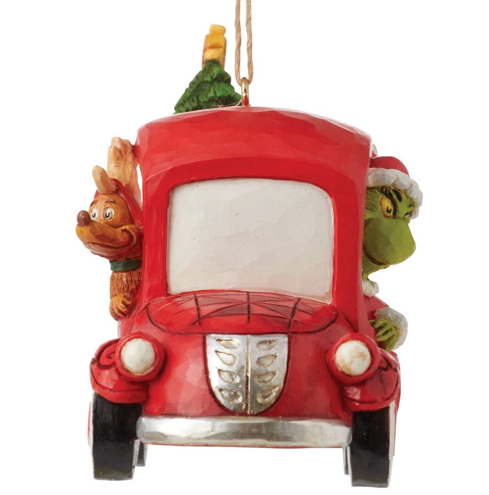 Enesco Jim Shore Dr. Seuss Grinch In Red Truck Ornament - Television (How The Grinch Stole Christmas) ornament collectible [Barcode 028399366293] - Main Image 3