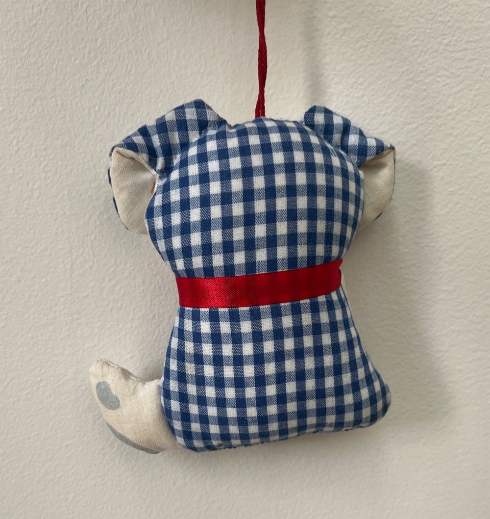 Puppy Dog Blue And White  (Child) ornament collectible - Main Image 2