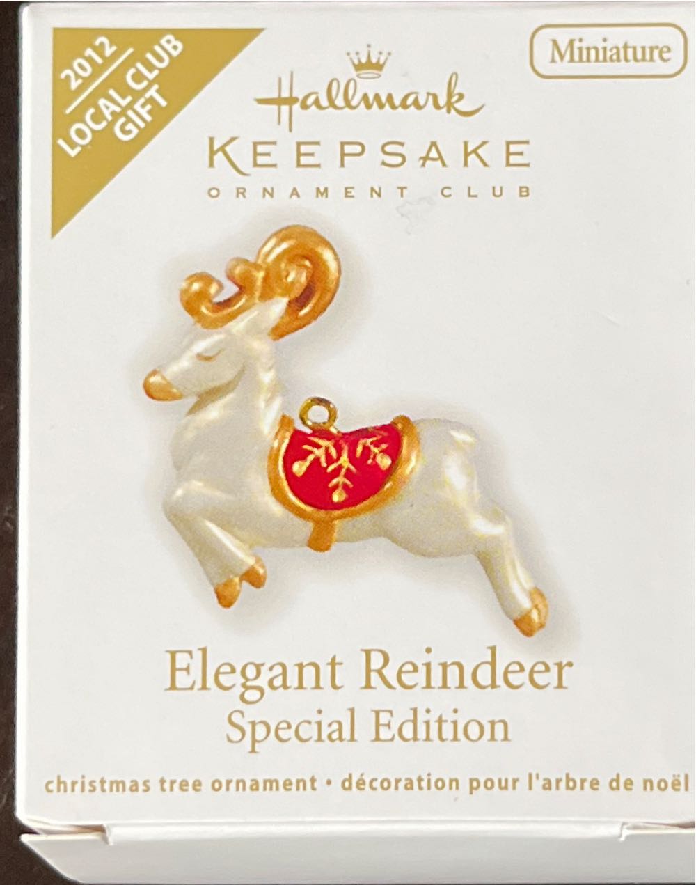 Mini Elegant Reindeer - Local Club Gift (Special Edition) ornament collectible - Main Image 3