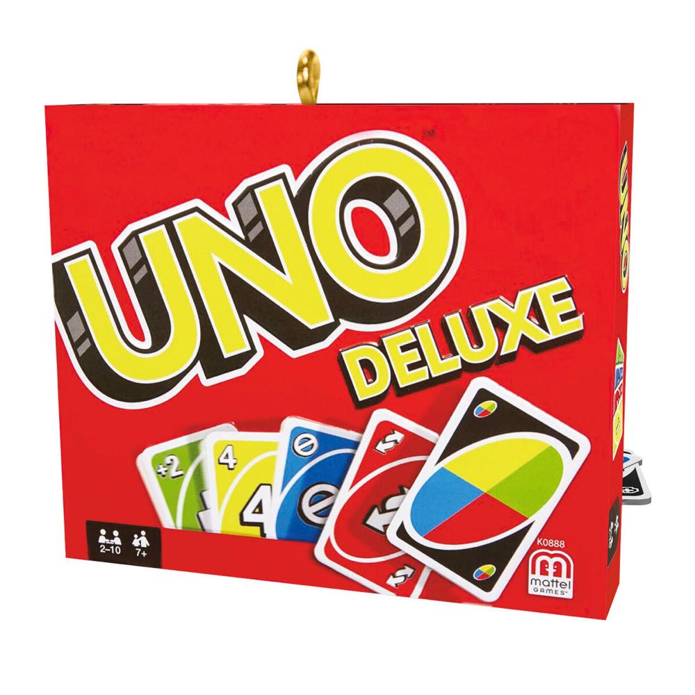 Mattel Games: “UNO” - Family Game Night (Hanging Ornament) ornament collectible [Barcode 763795818655] - Main Image 3