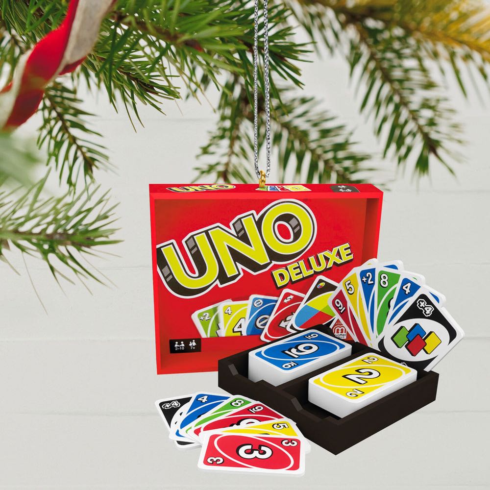 Mattel Games: “UNO” - Family Game Night (Hanging Ornament) ornament collectible [Barcode 763795818655] - Main Image 4