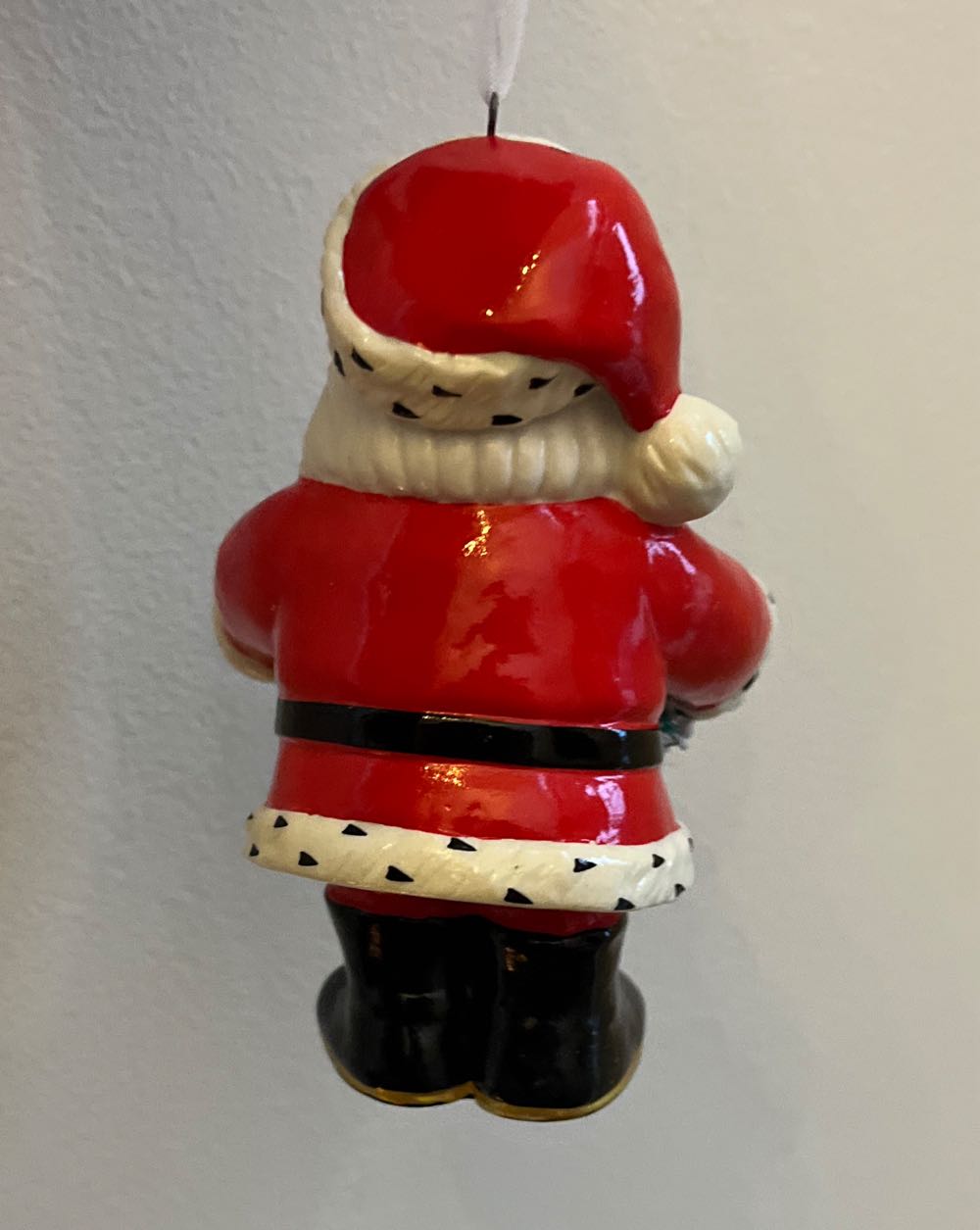 Jolly Santa - Vintage Porcelain (Santa) ornament collectible - Main Image 2