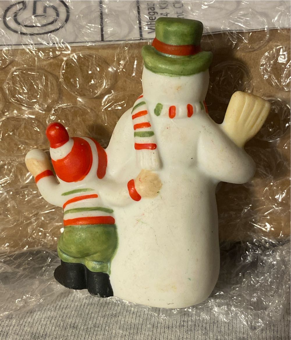 Colonial Village Brian And Friend Snowman Figurine - Colonial Village (Snowman& Friends) ornament collectible - Main Image 2