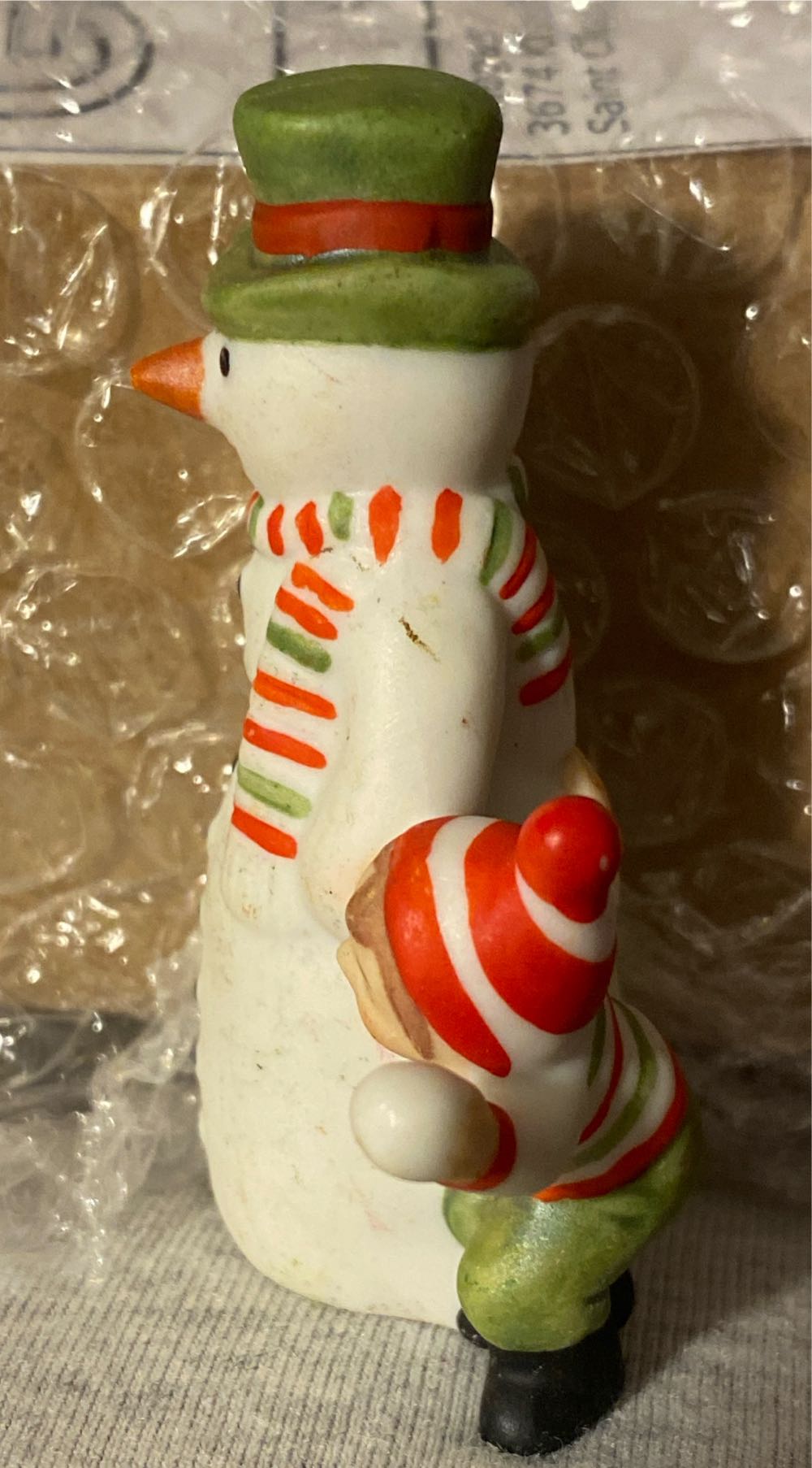 Colonial Village Brian And Friend Snowman Figurine - Colonial Village (Snowman& Friends) ornament collectible - Main Image 4