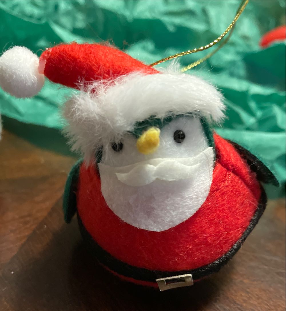 Enesco Treasury Of Christmas Countdown 568376 Bear Figurine Ornament~