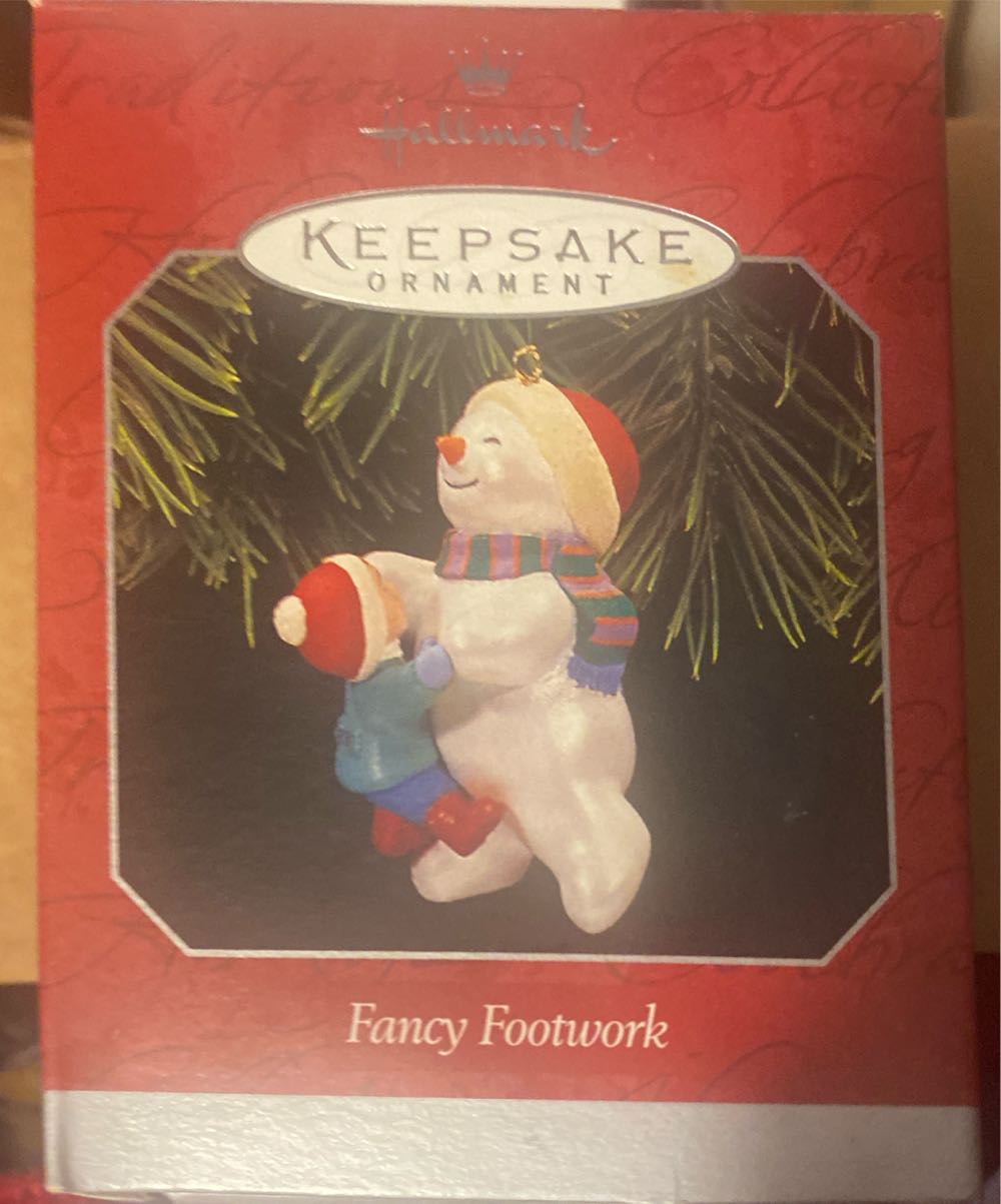 Hallmark Ornament Fancy Footwork - Snowman (Snowman& Friends) ornament collectible [Barcode 015012437454] - Main Image 2