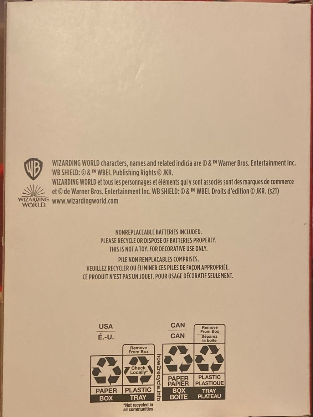 Hallmark Harry Potter Hogwarts Castle Wizarding World Christmas Light And  ornament collectible [Barcode 763795754458] - Main Image 2