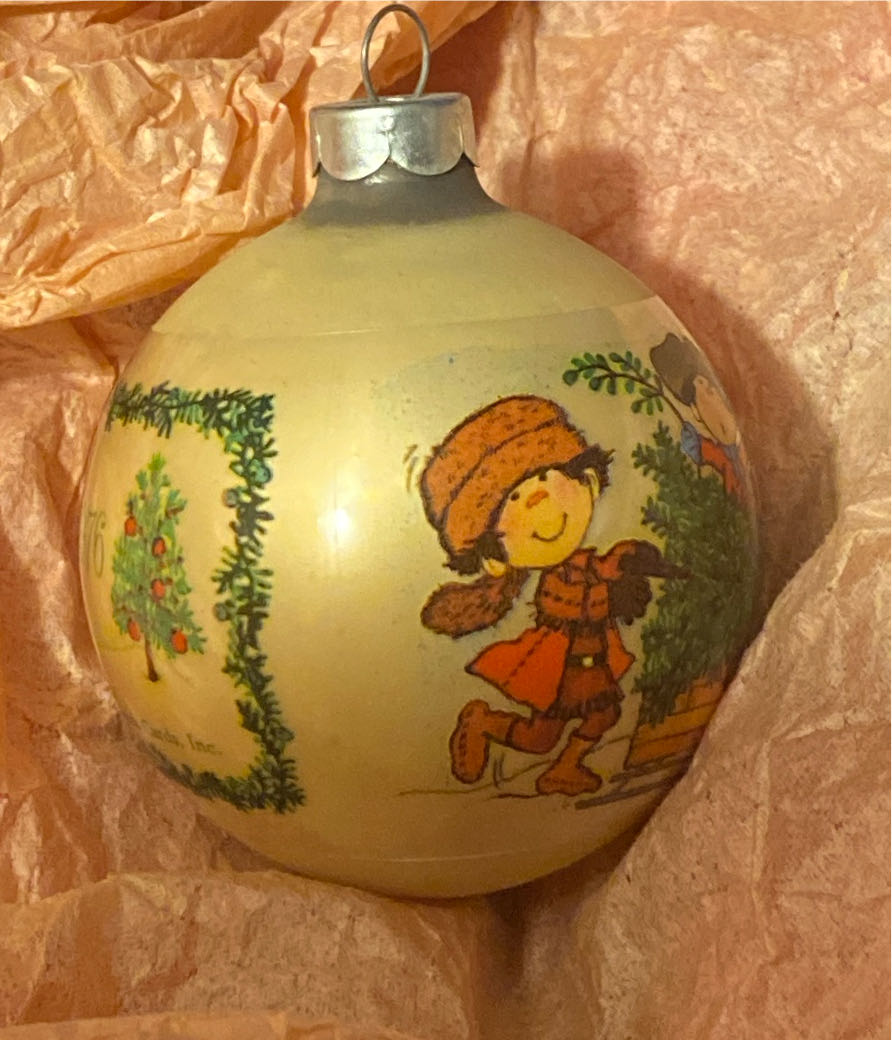 1976 Colonial Children - Charmers Bicentennial - Bicentenial (Glass Ball) ornament collectible - Main Image 3