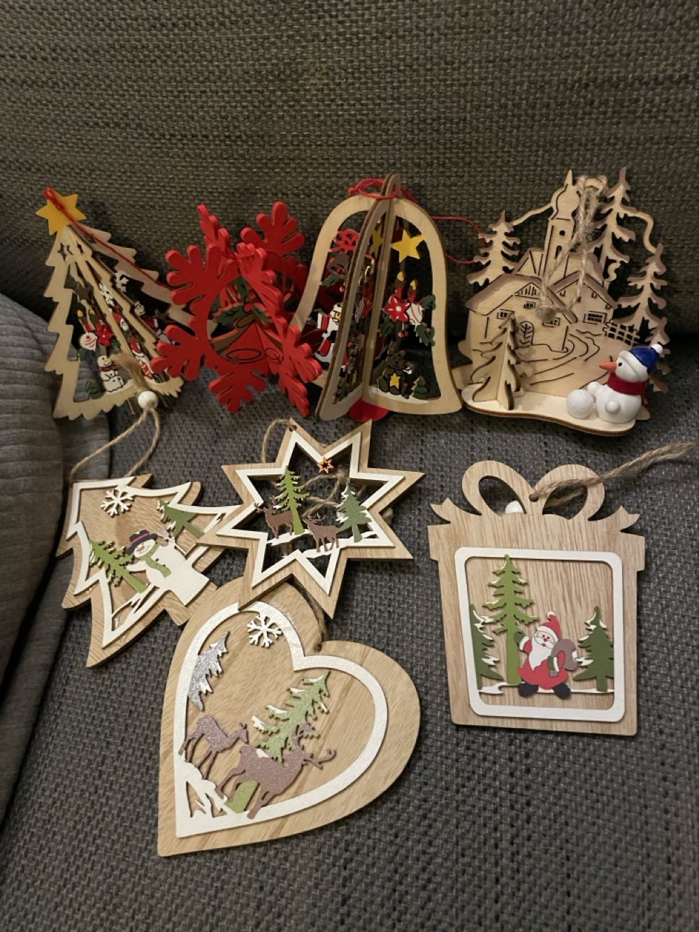 Wooden Cut Decs - Large ornament collectible - Main Image 1