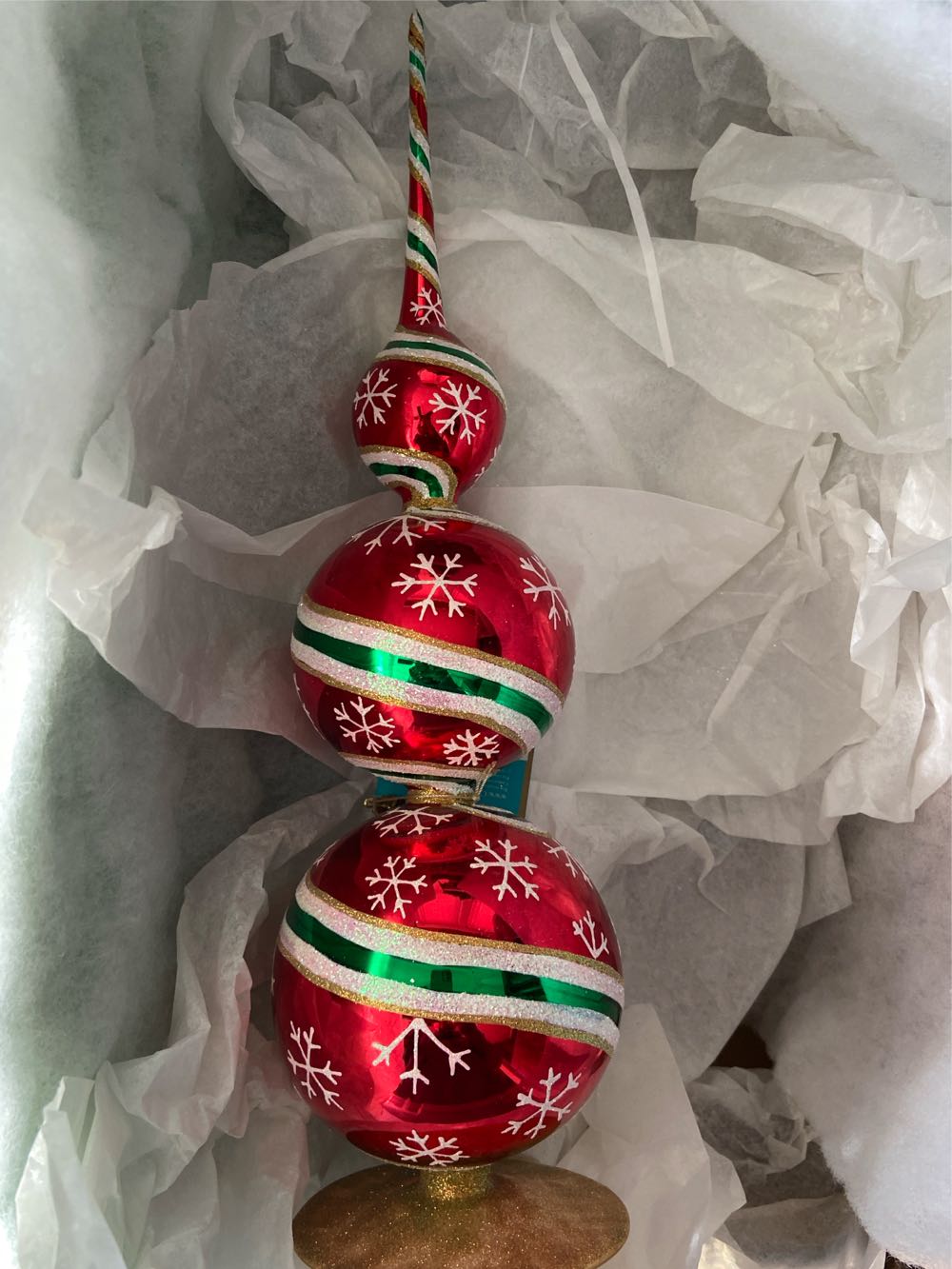 Finial-Minty Flakes  ornament collectible - Main Image 2