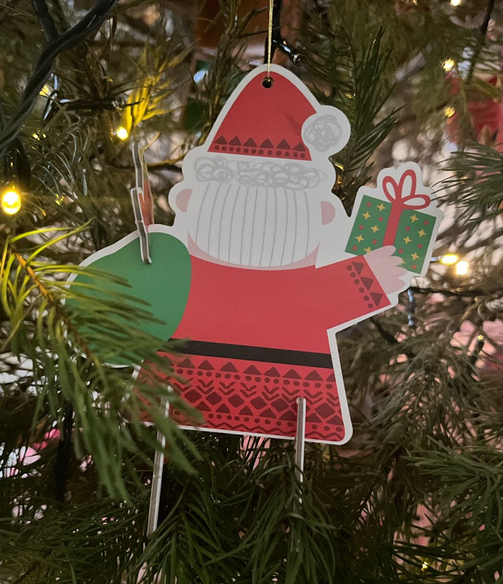 Santa Card 2 (build)  (Card) ornament collectible - Main Image 2