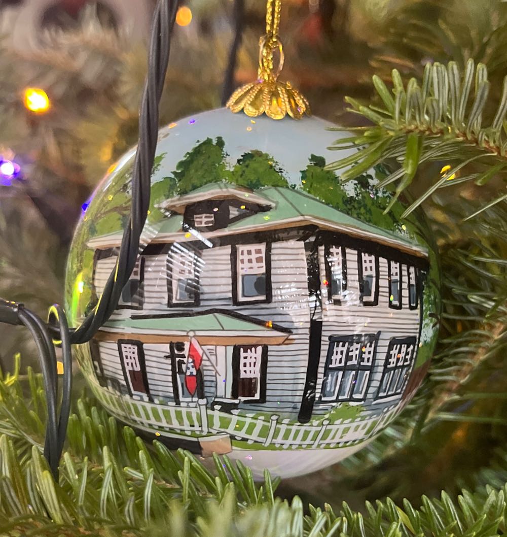 Clinton Home In Hope  (Historical) ornament collectible - Main Image 2