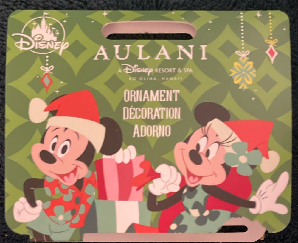 Mickey & Minnie at Aulani - Aulani Resort (Mickey & Friends) ornament collectible [Barcode 400960268135] - Main Image 2