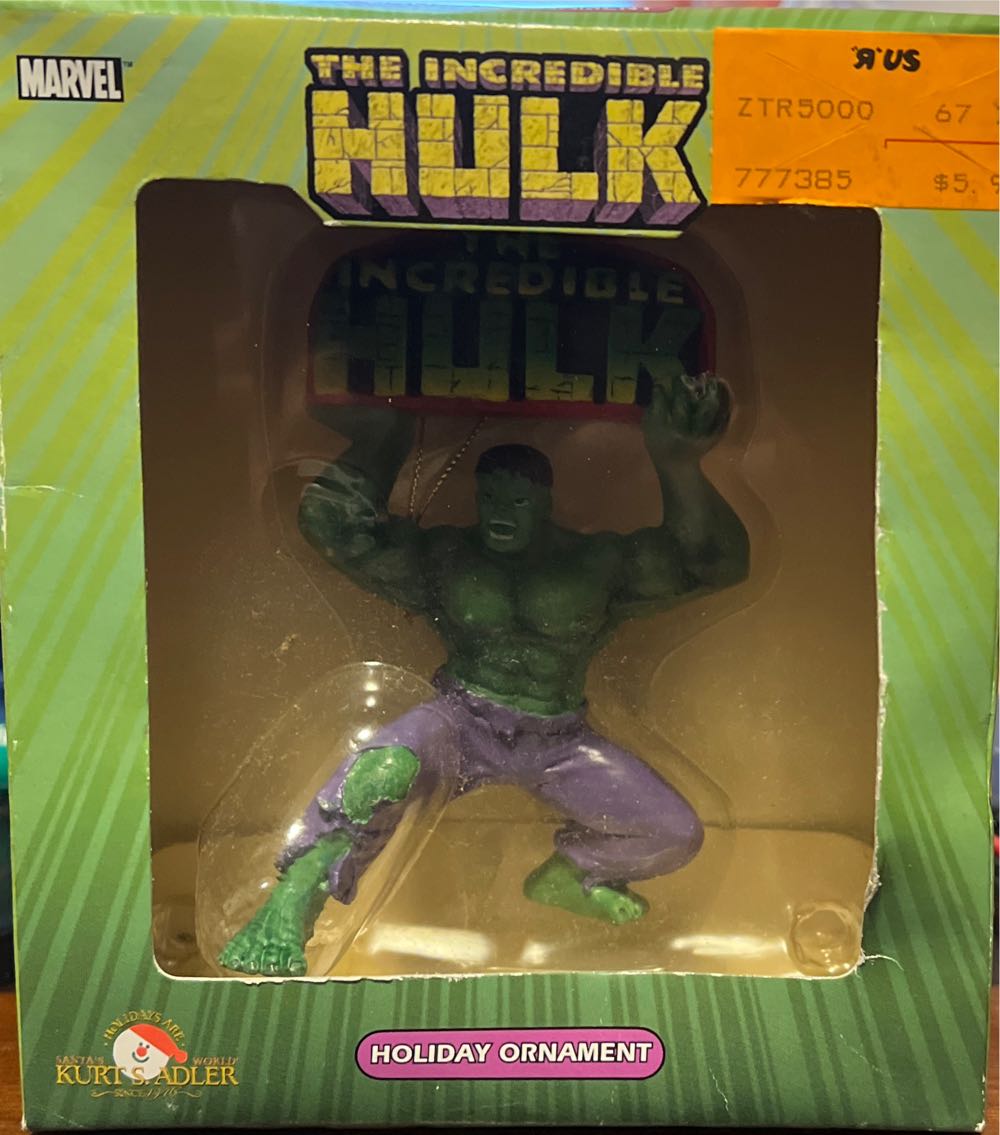 The Incredible Hulk - The Hulk (Marvel Super Heroes) ornament collectible [Barcode 086131523724] - Main Image 2