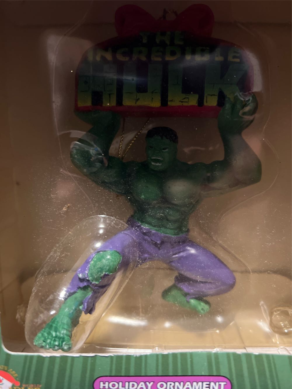 The Incredible Hulk - The Hulk (Marvel Super Heroes) ornament collectible [Barcode 086131523724] - Main Image 4