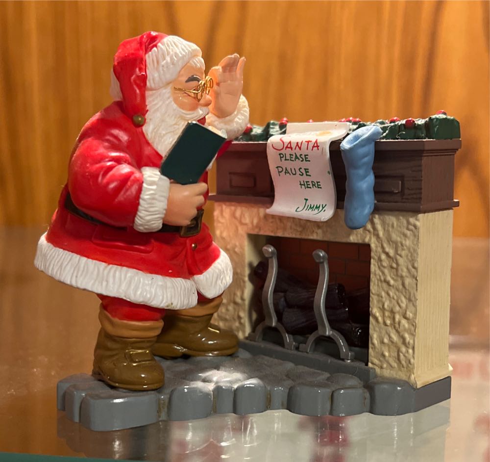 Coca Cola Santa Clause. 1963 Please Pause Here - Trim-A-Tree Collection (Coca Cola Santa) ornament collectible [Barcode 715429972370] - Main Image 3