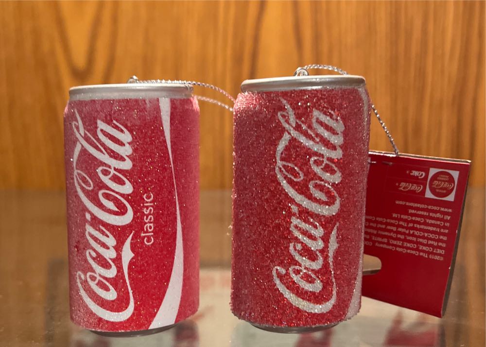 Kurt Adler Coca Cola Coke Can Christmas Tree Ornament Blow Molded Plastic New  (Kurt Adler) ornament collectible [Barcode 086131526046] - Main Image 3