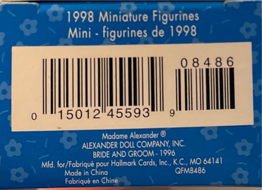 Bride And Groom - Merry Minatures (Merry Minatures) ornament collectible [Barcode 015012455939] - Main Image 2