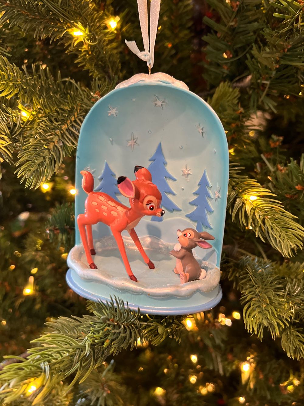 Magic Elf Door Glass Ornament