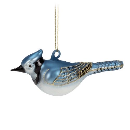 Glass Bluejay - Woodlands (Birds) ornament collectible - Main Image 2