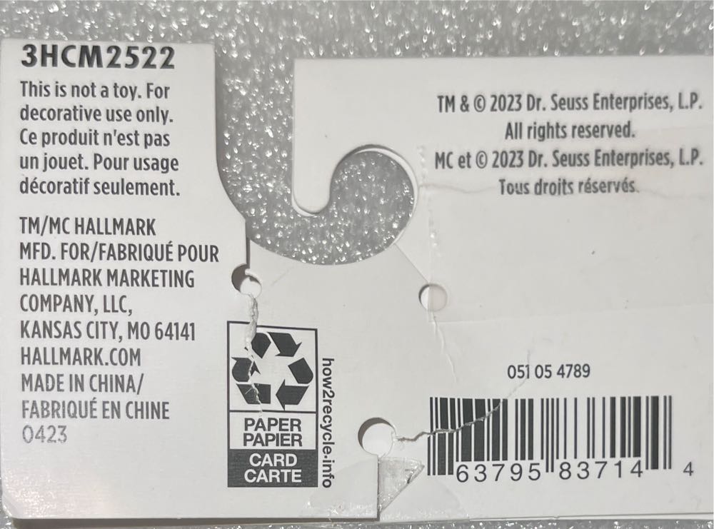 Hallmark The Grinch Christmas Tree New - How The Grinch Stole Christmas (The Grinch) ornament collectible [Barcode 661127019933] - Main Image 4