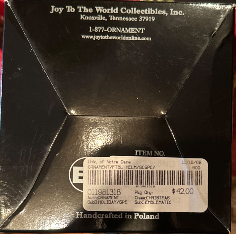 Joy To The World Collectibles - Notre Dame  ornament collectible - Main Image 2