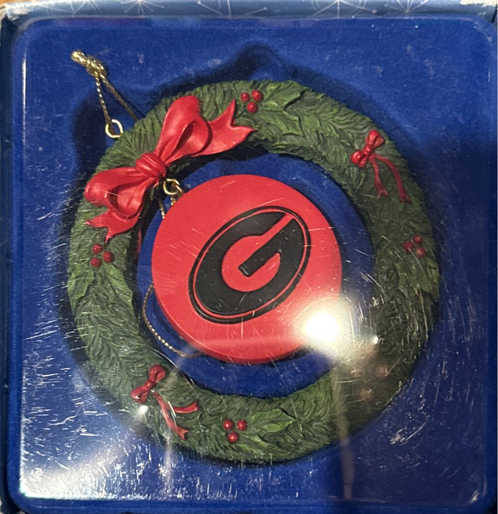 Collegiate Ornament - UGA “G”  ornament collectible [Barcode 840113025572] - Main Image 2