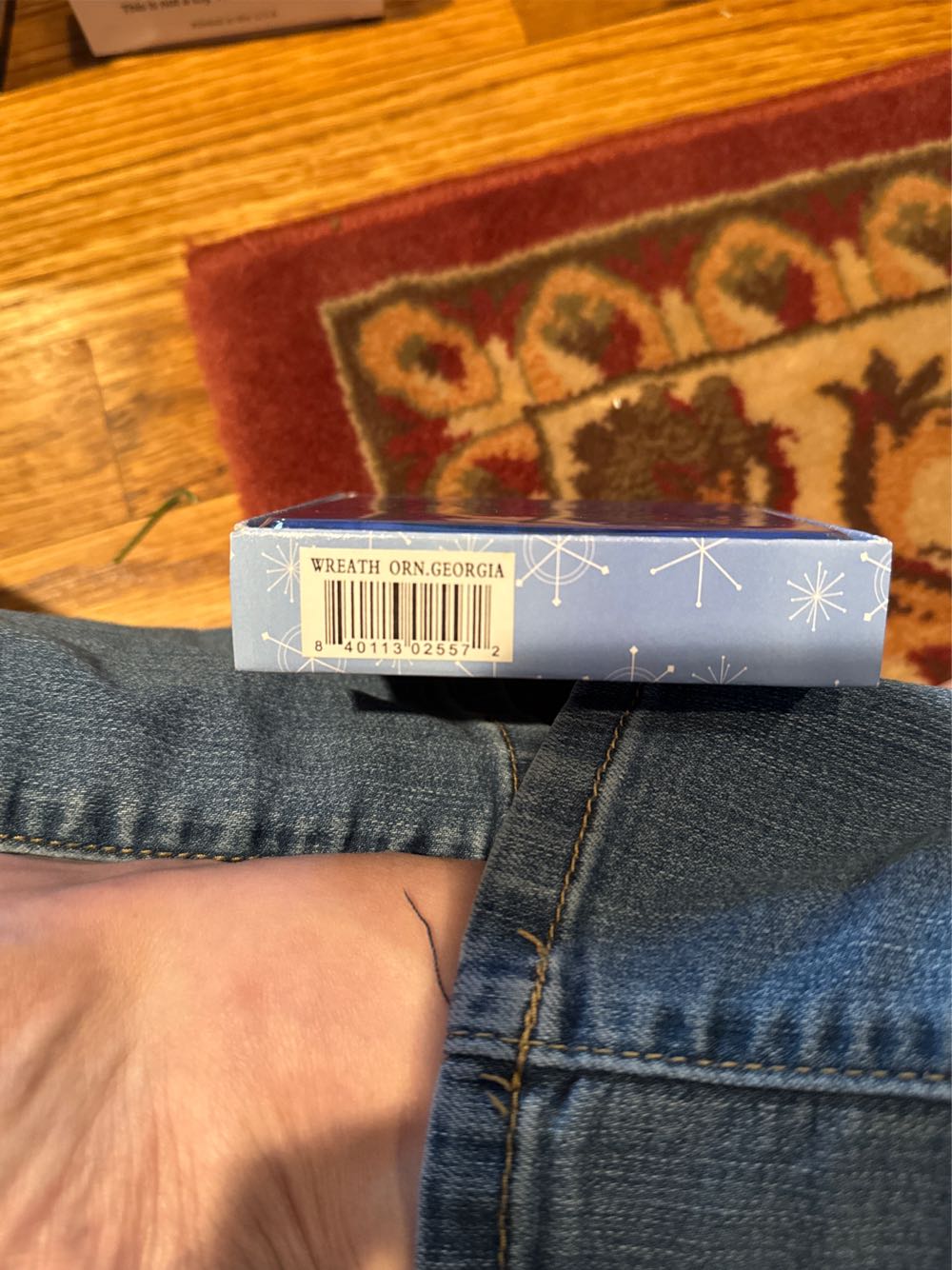 Collegiate Ornament - UGA “G”  ornament collectible [Barcode 840113025572] - Main Image 3