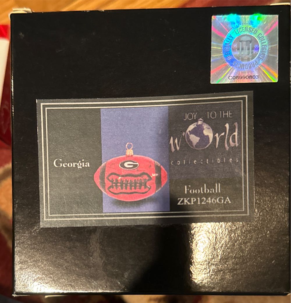 Joy To Yhe World - UGA Football  ornament collectible - Main Image 2