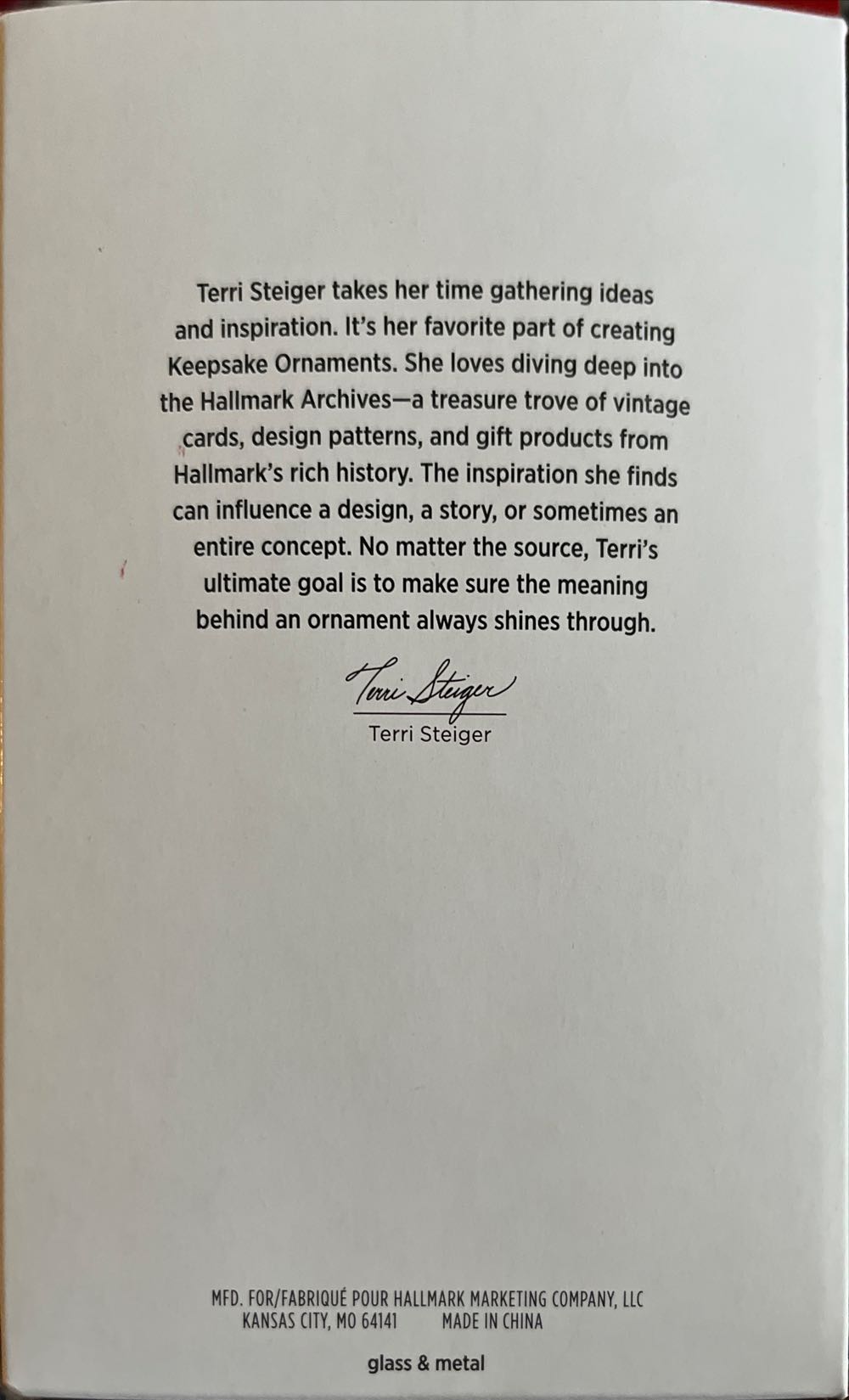 Christmas Commemorative #11 - Christmas Commemorative (Christmas Commemorative) ornament collectible [Barcode 763795783724] - Main Image 3