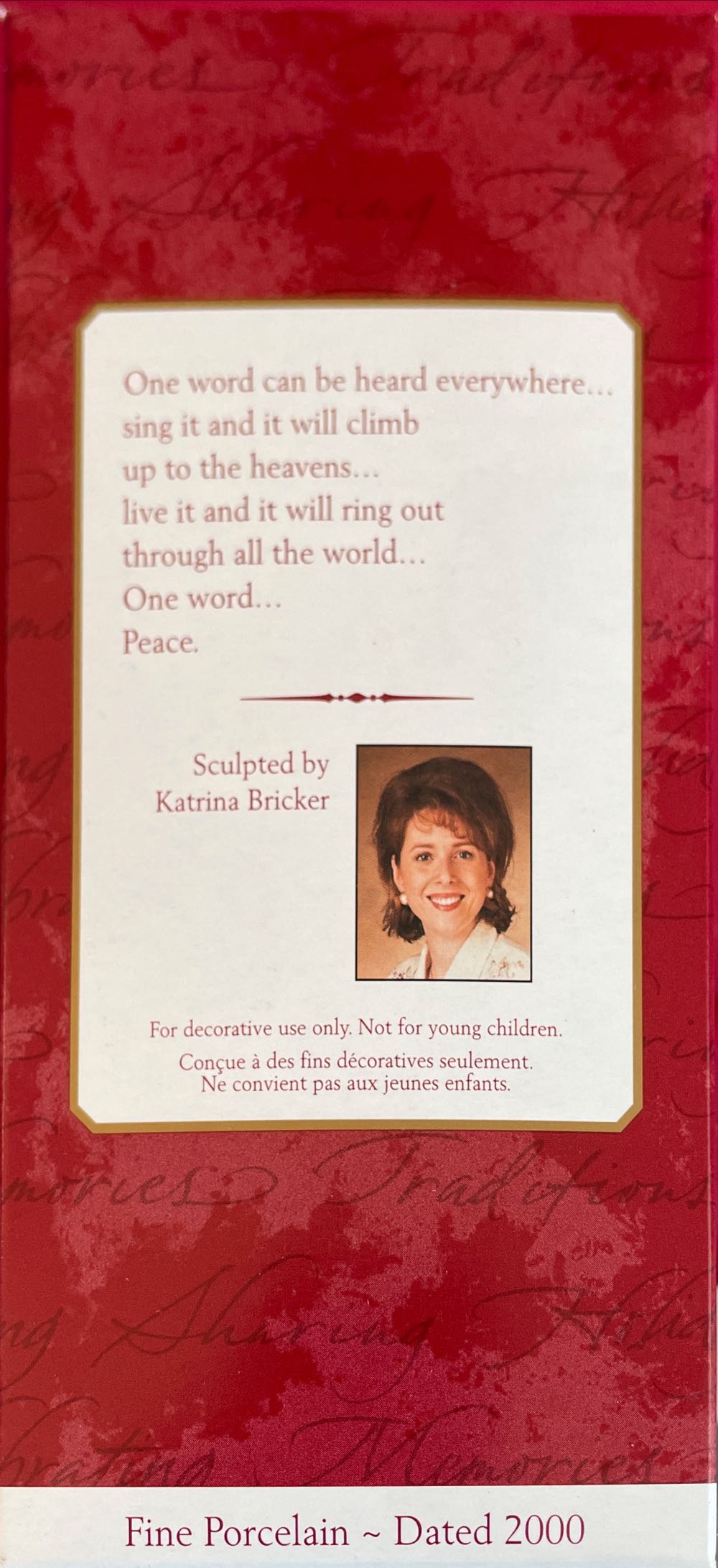 Angelic Bell - Angelic Bell (Angel) ornament collectible [Barcode 015012529210] - Main Image 2