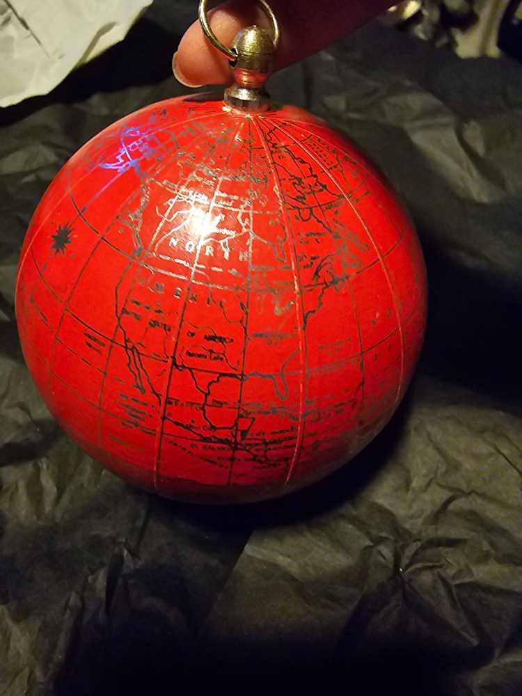 Globe Ornament  ornament collectible [Barcode 033849194845] - Main Image 3