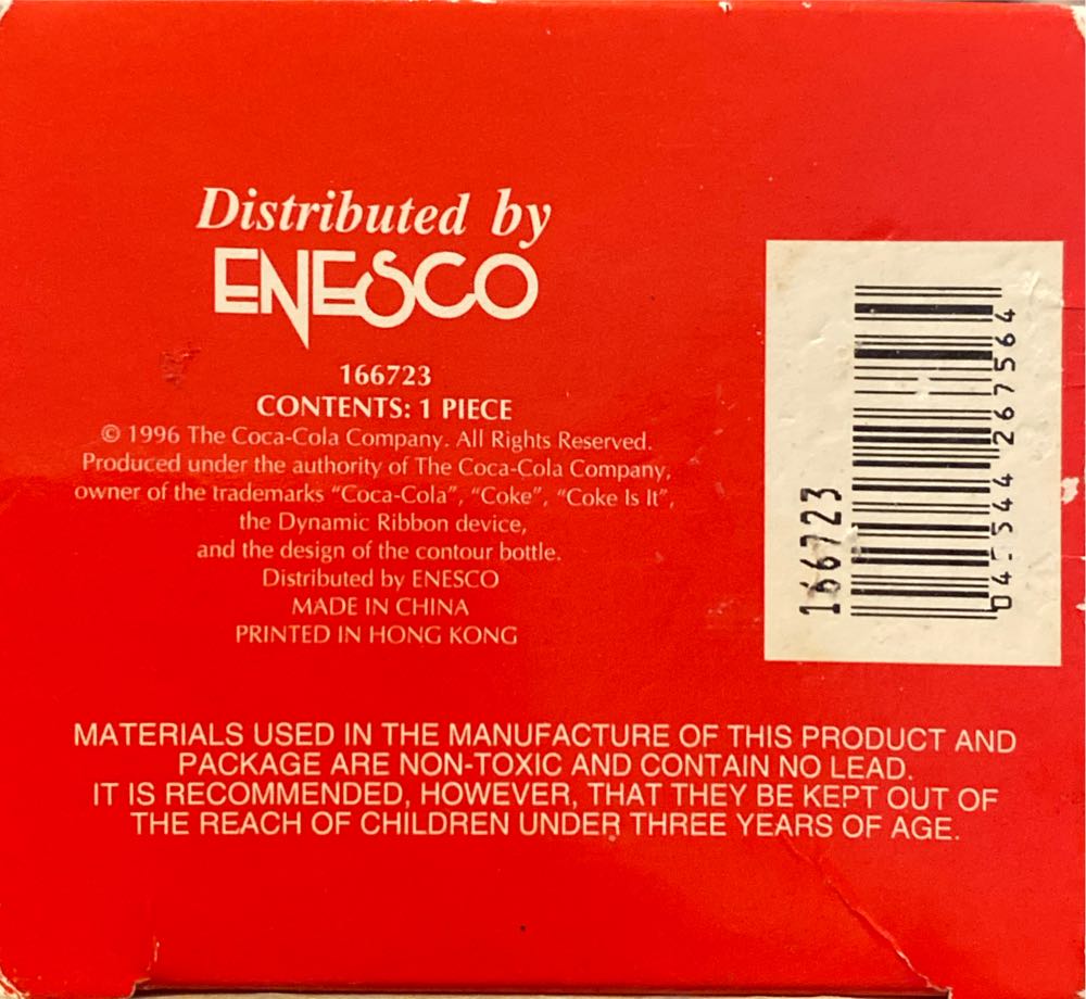 Coca Cola It’s Plane To See...Coke Is It - Enesco Coca-Cola (Coca-Cola Santa Claus) ornament collectible [Barcode 045544267564] - Main Image 4