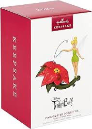 Pixie-Dusted Poinsettia - Disney Peter Pan (Tinker Bell) ornament collectible [Barcode 763795810734] - Main Image 2