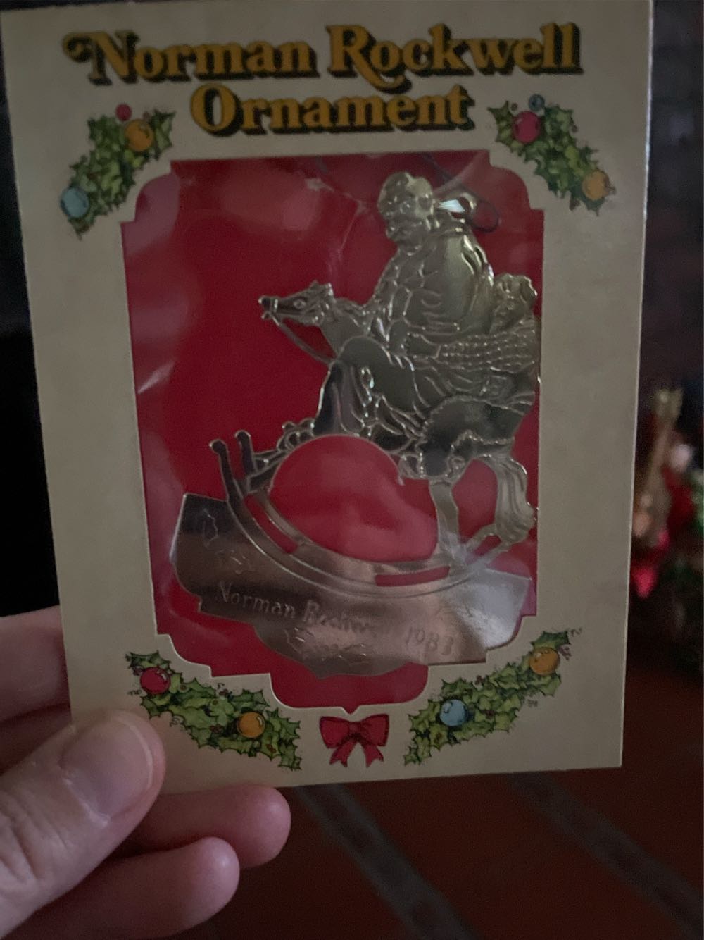 Norman Rockwell Macdonald/Coca-Cola  ornament collectible - Main Image 1