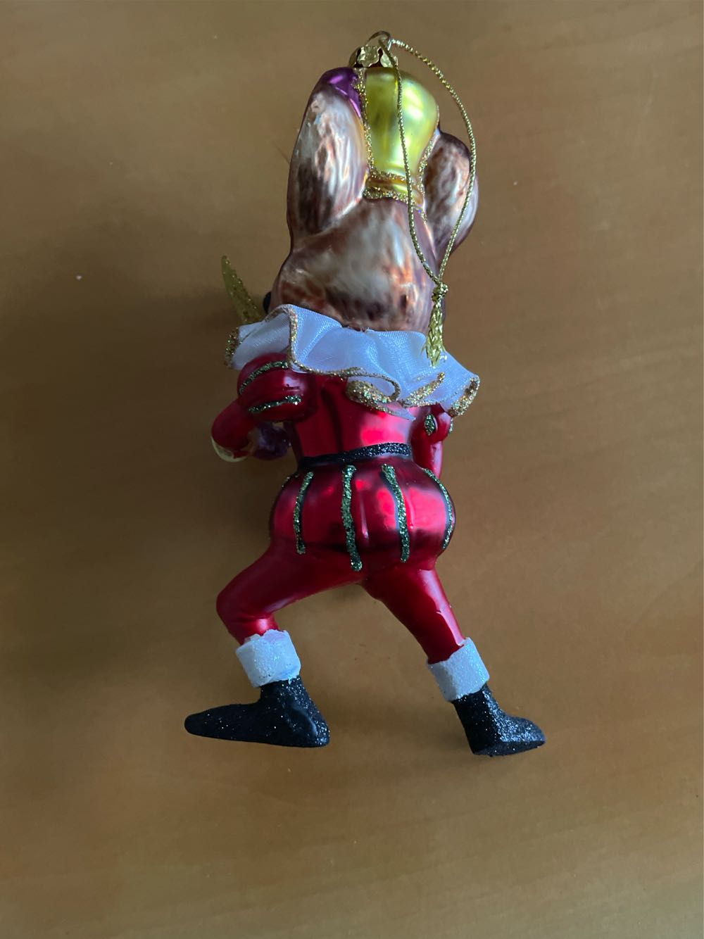 Hand Blown Nutcracker Rat King  ornament collectible - Main Image 2