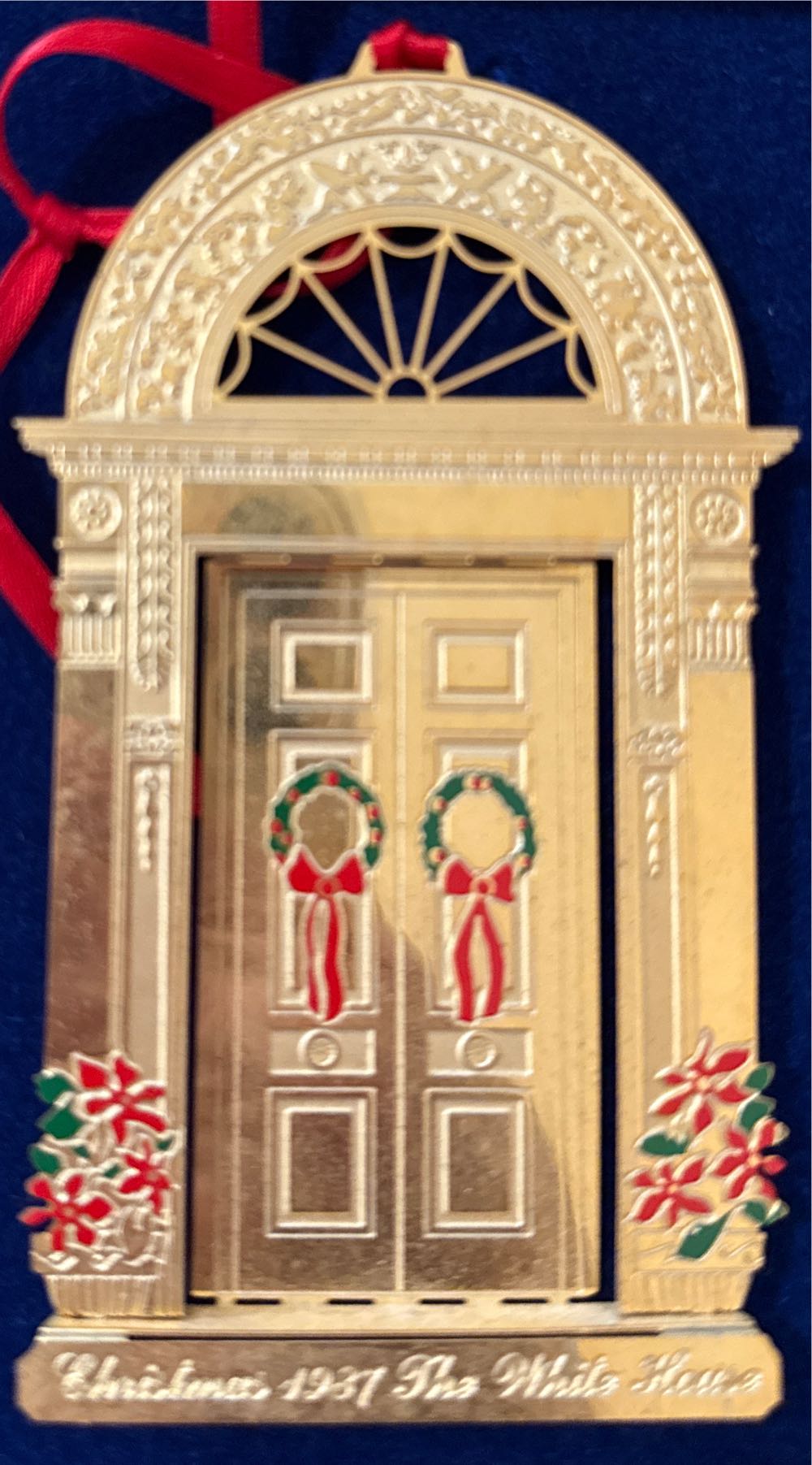 White House Christmas Ornament 1987 - White House Christmas Ornament (John Quincy Adams) ornament collectible - Main Image 4