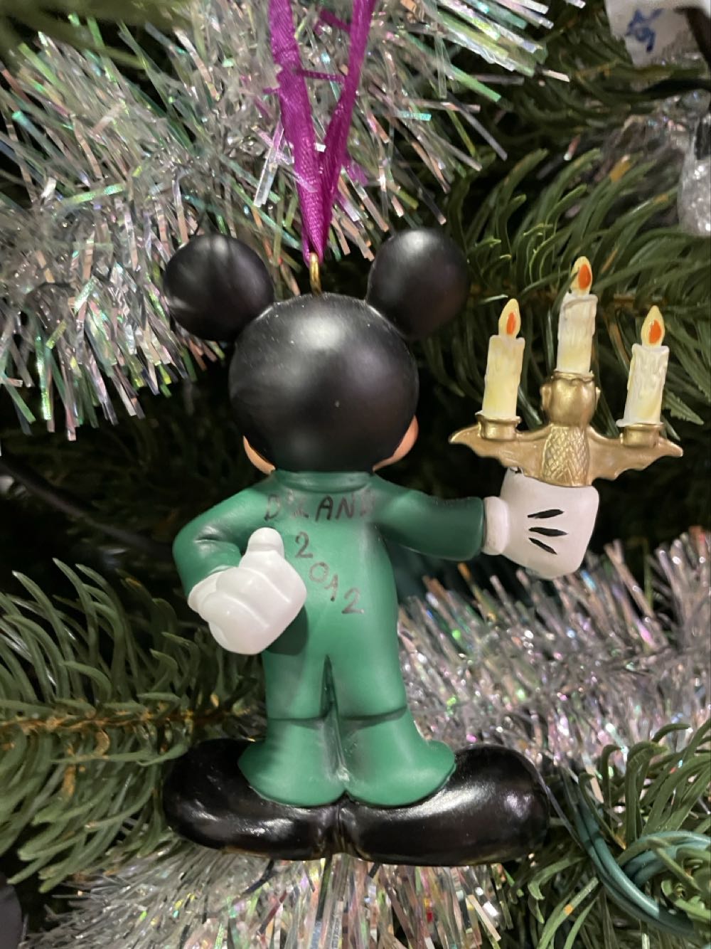 Haunted Mansion, Host, Mickey Mouse  ornament collectible - Main Image 2