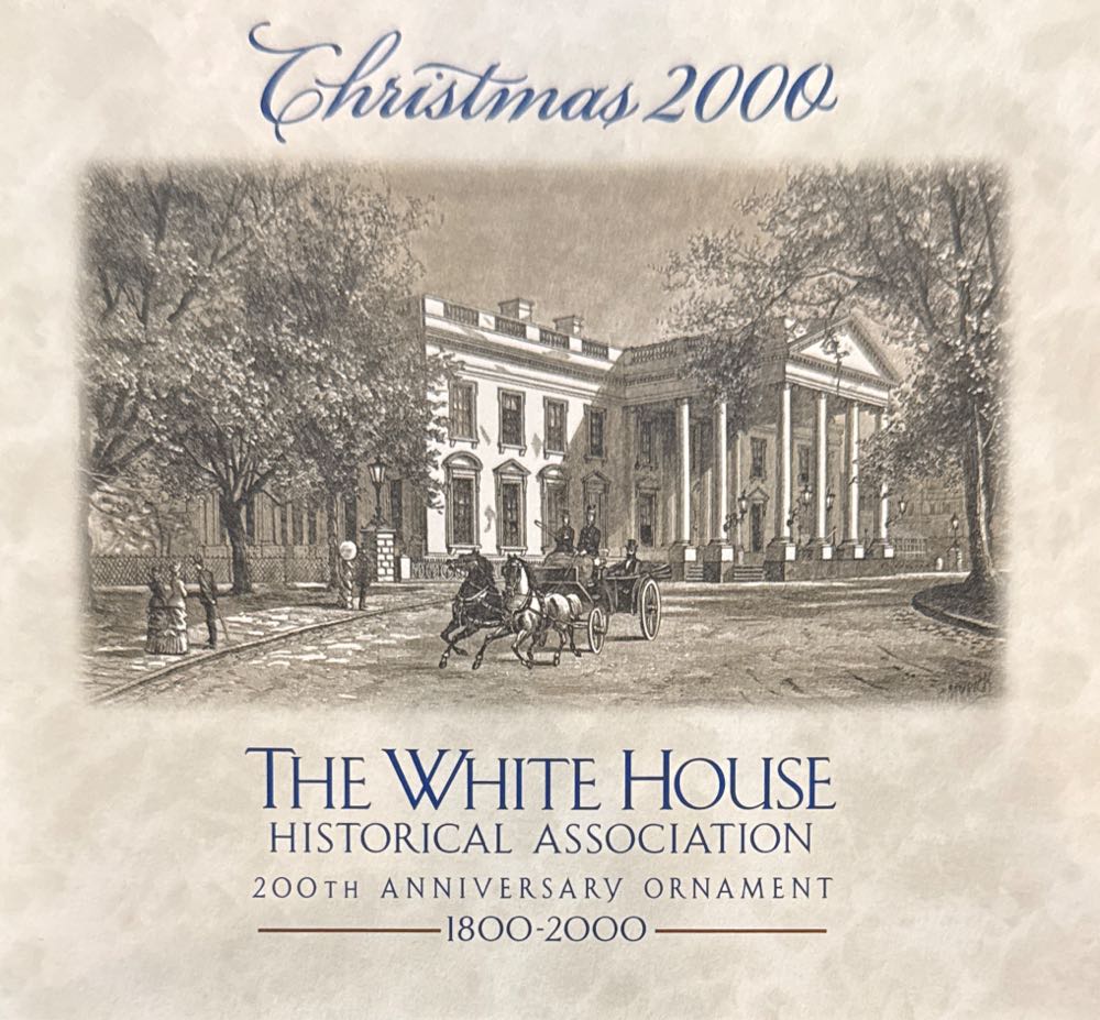 White House Christmas Ornament 2000 - White House Christmas Ornament (George Washington) ornament collectible - Main Image 3
