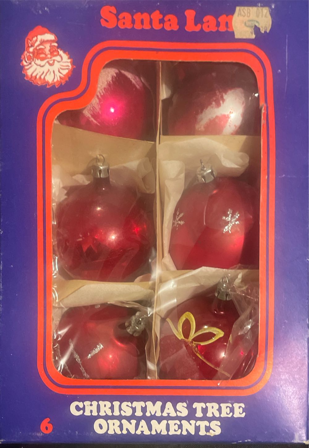 Santa Land - Round - Red - Tree & Cottage - Tree & Cottage (Round) ornament collectible - Main Image 3