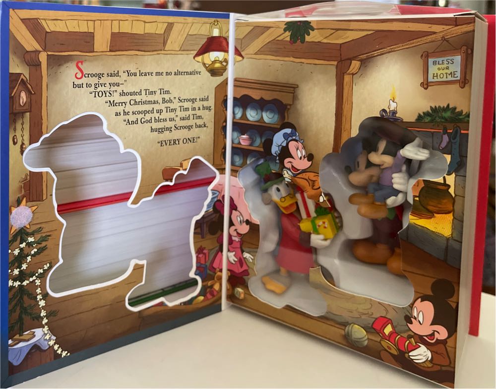 Mickey’s Christmas Carol - Bookshelf ornament collectible [Barcode 763795836574] - Main Image 3