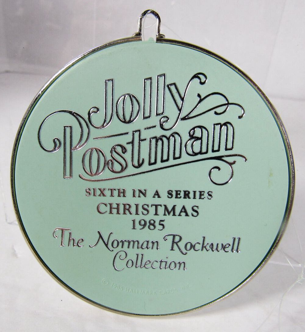 #6 Jolly Postman - Norman Rockwell - Cameo Keepsake (Collectible Series) ornament collectible - Main Image 2
