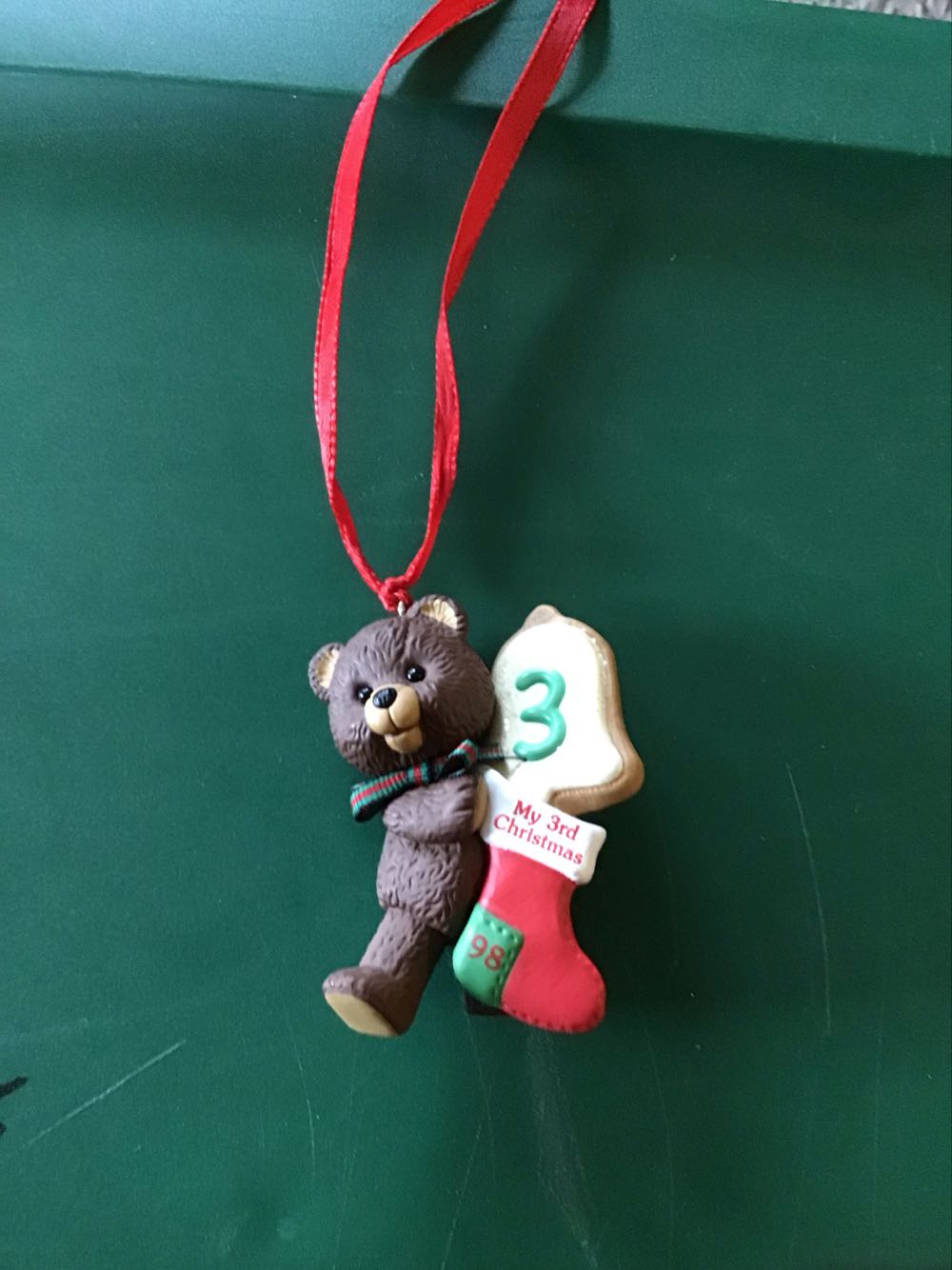 1998 3rd Christmas Ty  ornament collectible - Main Image 1