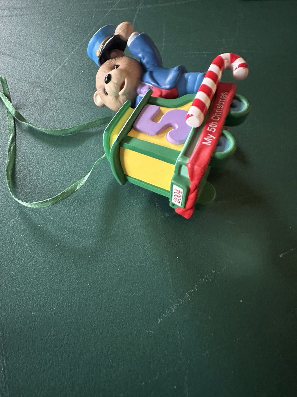 Handpainted Blown Glass Ornaments Bear & Robot