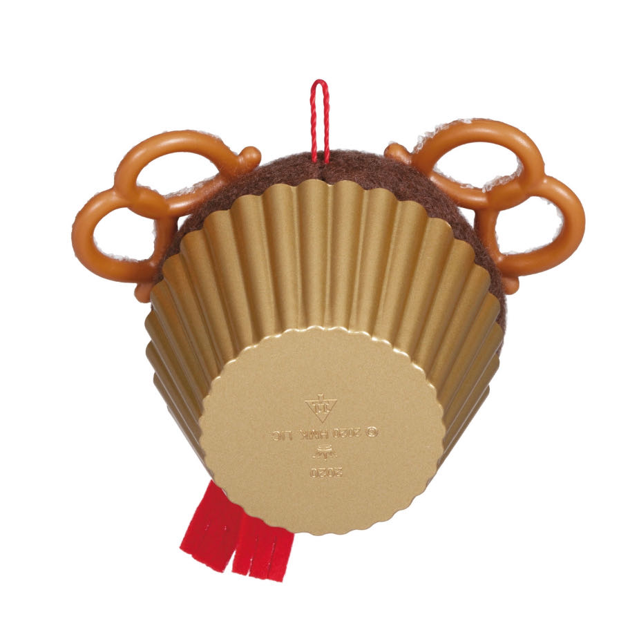 Sweet Reindeer Treat Cupcake Ornament  ornament collectible - Main Image 3