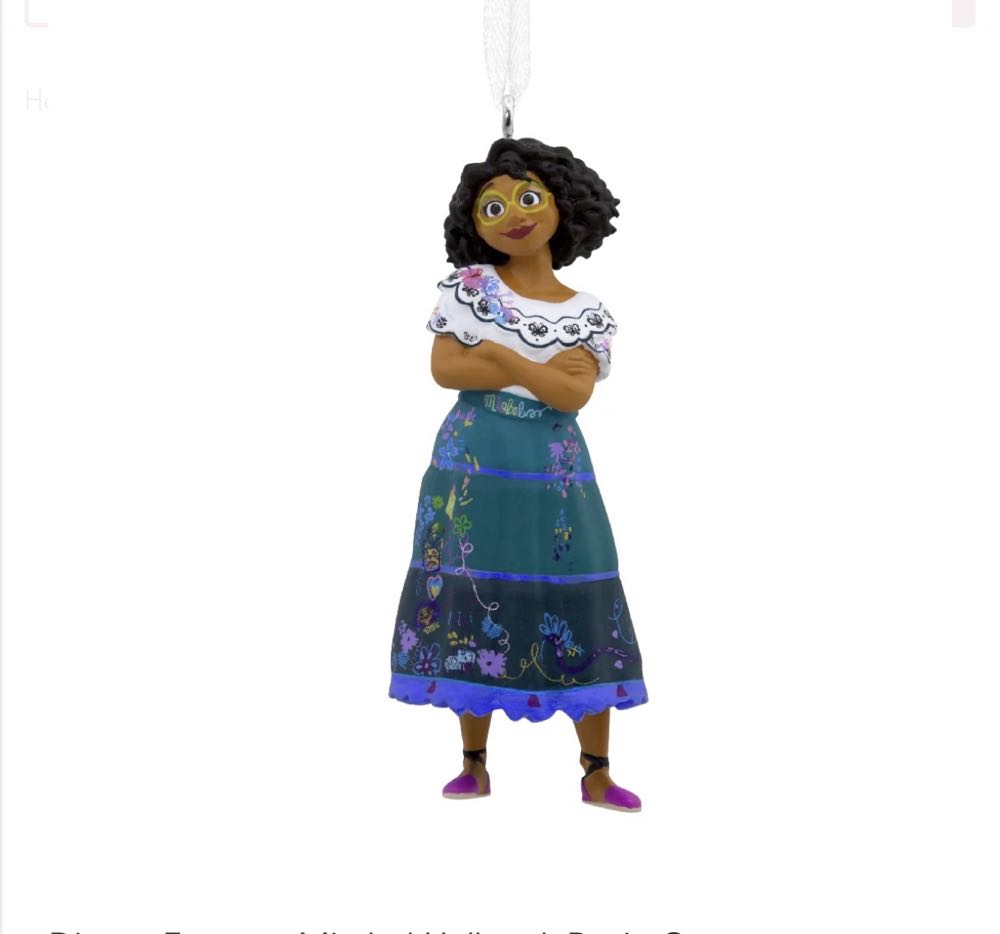 Mirabel - Hallmark Resin Hanging Ornament Disney - Disney’s Encanto ornament collectible [Barcode 9300728002302] - Main Image 3